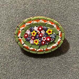 Micro Mosaic Brooch